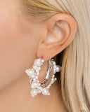 Elite Expense - Pink Earrings - Paparazzi Accessories Earrings Bedazzle Me Pretty Mobile Fashion Boutique