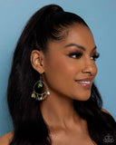Elite Expression - Multi Earrings - Paparazzi Accessories Earrings Bedazzle Me Pretty Mobile Fashion Boutique
