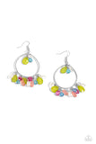 Elite Expression - Multi Earrings - Paparazzi Accessories Earrings Bedazzle Me Pretty Mobile Fashion Boutique