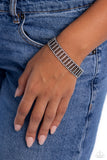 Elusive Elegance - Black Bracelet - Paparazzi Accessories Bracelet Bedazzle Me Pretty Mobile Fashion Boutique