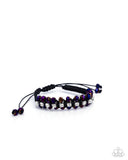 Embedded Effervescence - Purple Bracelet - Paparazzi Accessories Bracelet Bedazzle Me Pretty Mobile Fashion Boutique