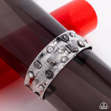 Embellished Empire - Silver Bracelet - Paparazzi Accessories Bracelet Bedazzle Me Pretty Mobile Fashion Boutique