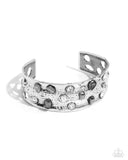 Embellished Empire - Silver Bracelet - Paparazzi Accessories Bracelet Bedazzle Me Pretty Mobile Fashion Boutique