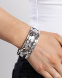 Embellished Empire - Silver Bracelet - Paparazzi Accessories Bracelet Bedazzle Me Pretty Mobile Fashion Boutique