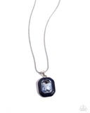 Emerald Energy - Blue Necklace - Paparazzi Accessories Necklace Bedazzle Me Pretty Mobile Fashion Boutique
