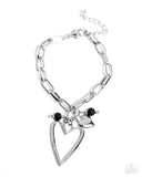 Emotional Eloquence - Black Bracelet - Paparazzi Accessories Bracelet Bedazzle Me Pretty Mobile Fashion Boutique