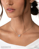 Enjoy the GLOW - White Necklace - Paparazzi Accessories Necklace Bedazzle Me Pretty Mobile Fashion Boutique