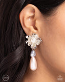 Esteemed Elite - Multi Clip-On Earrings - Paparazzi Accessories Clip-On Bedazzle Me Pretty Mobile Fashion Boutique
