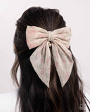 Everlasting Elegance - Pink Hair Clip - Paparazzi Accessories Hair Clip Bedazzle Me Pretty Mobile Fashion Boutique