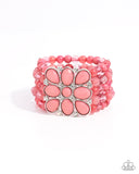 Everything is New - Pink Bracelet - Paparazzi Accessories Bracelet Bedazzle Me Pretty Mobile Fashion Boutique