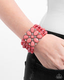 Everything is New - Pink Bracelet - Paparazzi Accessories Bracelet Bedazzle Me Pretty Mobile Fashion Boutique