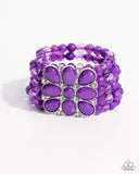 Everything is New - Purple Bracelet - Paparazzi Accessories Bracelet Bedazzle Me Pretty Mobile Fashion Boutique