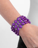 Everything is New - Purple Bracelet - Paparazzi Accessories Bracelet Bedazzle Me Pretty Mobile Fashion Boutique