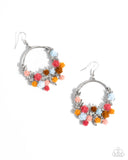 Exceptional Ease - Multi Earrings - Paparazzi Accessories Earrings Bedazzle Me Pretty Mobile Fashion Boutique