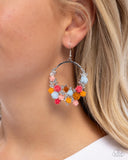 Exceptional Ease - Multi Earrings - Paparazzi Accessories Earrings Bedazzle Me Pretty Mobile Fashion Boutique