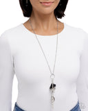 Excessive Effulgence - Black Lanyard - Paparazzi Accessories Lanyard Bedazzle Me Pretty Mobile Fashion Boutique