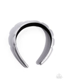 Exclusive Era - Silver Headband - Paparazzi Accessories Bedazzle Me Pretty Mobile Fashion Boutique