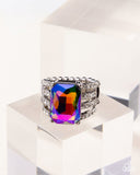 Expect Heavy REIGN - Multi Ring 2025 - Paparazzi Accessories Ring Bedazzle Me Pretty Mobile Fashion Boutique