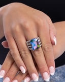 Expect Heavy REIGN - Multi Ring 2025 - Paparazzi Accessories Ring Bedazzle Me Pretty Mobile Fashion Boutique