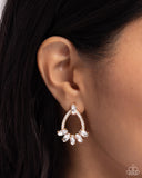 Experience Elegance - Gold Post Earrings - Paparazzi Accessories Post Earrings Bedazzle Me Pretty Mobile Fashion Boutique