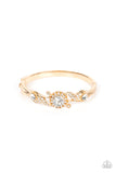 Expert Elegance - Gold Bracelet - Paparazzi Accessories Bracelet Bedazzle Me Pretty Mobile Fashion Boutique
