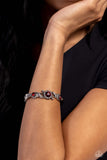 Expert Elegance - Red Bracelet - Paparazzi Accessories Bracelet Bedazzle Me Pretty Mobile Fashion Boutique