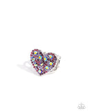 Extra Embellishment - Purple Ring - Paparazzi Accessories Ring Bedazzle Me Pretty Mobile Fashion Boutique