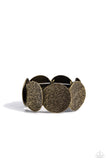Extra Etched - Brass Bracelet - Paparazzi Accessories Bracelet Bedazzle Me Pretty Mobile Fashion Boutique