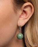 Eye-Catching Earnings - Green Necklace - Paparazzi Accessories Necklace Bedazzle Me Pretty Mobile Fashion Boutique