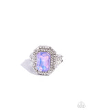 Faceted Fidelity - Purple Ring - Paparazzi Accessories Ring Bedazzle Me Pretty Mobile Fashion Boutique