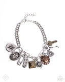 Fact Finding - Multi Bracelet - Paparazzi Accessories Bracelet Bedazzle Me Pretty Mobile Fashion Boutique