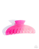 Faded Fantasy - Pink Hair Clip - Paparazzi Accessories Hair Clip Bedazzle Me Pretty Mobile Fashion Boutique