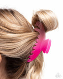 Faded Fantasy - Pink Hair Clip - Paparazzi Accessories Hair Clip Bedazzle Me Pretty Mobile Fashion Boutique