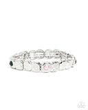 Faint-Hearted Fashion - Green Bracelet - Paparazzi Accessories Bracelet Bedazzle Me Pretty Mobile Fashion Boutique