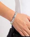 Faint-Hearted Fashion - Green Bracelet - Paparazzi Accessories Bracelet Bedazzle Me Pretty Mobile Fashion Boutique