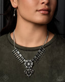 Fairest of the Festival - Black Necklace - Paparazzi Accessories Necklace Bedazzle Me Pretty Mobile Fashion Boutique