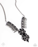 Fairest of the Festival - Black Necklace - Paparazzi Accessories Necklace Bedazzle Me Pretty Mobile Fashion Boutique