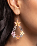 FAIRY Beautiful - Orange Earrings - Paparazzi Accessories Earrings Bedazzle Me Pretty Mobile Fashion Boutique