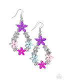 FAIRY Beautiful - Pink Earrings - Paparazzi Accessories Earrings Bedazzle Me Pretty Mobile Fashion Boutique
