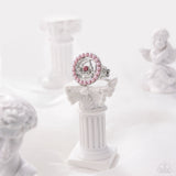 Fairytale Beginning - Pink Ring - Paparazzi Accessories Ring Bedazzle Me Pretty Mobile Fashion Boutique