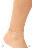 Familiar Florals - Multi Anklet - Paparazzi Accessories Anklet Bedazzle Me Pretty Mobile Fashion Boutique