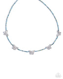 FANCIFUL of Life - Blue Necklace - Paparazzi Accessories Necklace Bedazzle Me Pretty Mobile Fashion Boutique