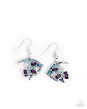 Fancy Free Fish - Purple Earrings - Paparazzi Accessories Earrings Bedazzle Me Pretty Mobile Fashion Boutique