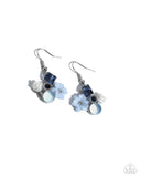 Fantastical Fairytale - Blue Earrings - Paparazzi Accessories Earrings Bedazzle Me Pretty Mobile Fashion Boutique