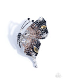 Fantastical Flutter - Black Ring - Paparazzi Accessories Ring Bedazzle Me Pretty Mobile Fashion Boutique