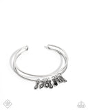 Festival Freestyle - Silver Bracelet - Paparazzi Accessories Bracelet Bedazzle Me Pretty Mobile Fashion Boutique
