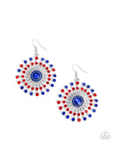 Fierce Firework - Multi Earrings - Paparazzi Accessories Earrings Bedazzle Me Pretty Mobile Fashion Boutique