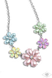 Fiercely Flowering - Multi Necklace - Paparazzi Accessories Necklace Bedazzle Me Pretty Mobile Fashion Boutique