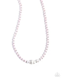 Fight Like a PEARL - Pink Necklace - Paparazzi Accessories Necklace Bedazzle Me Pretty Mobile Fashion Boutique