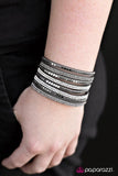 Fight Night - Silver Bracelet - Paparazzi Accessories Bracelet Bedazzle Me Pretty Mobile Fashion Boutique